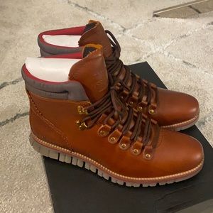 Waterproof hiker boots.